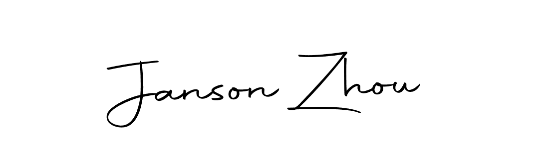 Here are the top 10 professional signature styles for the name Janson Zhou. These are the best autograph styles you can use for your name. Janson Zhou signature style 10 images and pictures png