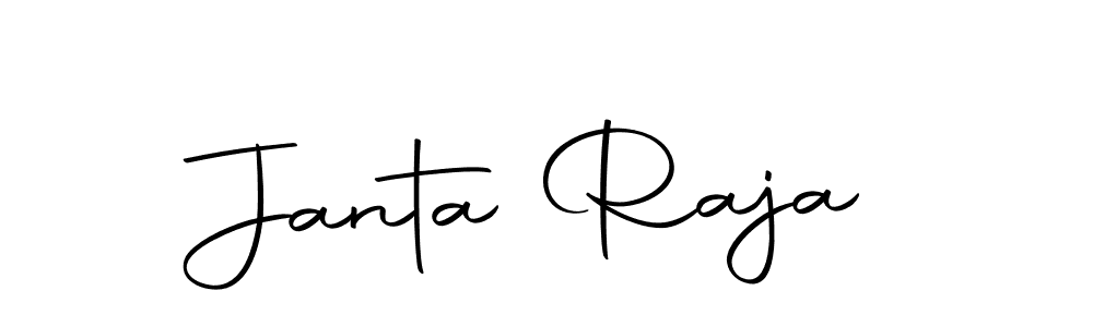 Design your own signature with our free online signature maker. With this signature software, you can create a handwritten (Autography-DOLnW) signature for name Janta Raja. Janta Raja signature style 10 images and pictures png