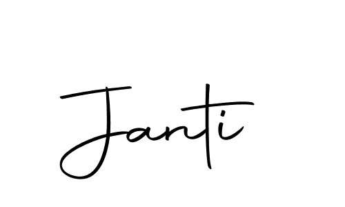 Janti stylish signature style. Best Handwritten Sign (Autography-DOLnW) for my name. Handwritten Signature Collection Ideas for my name Janti. Janti signature style 10 images and pictures png