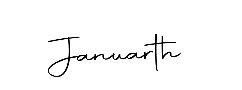 Create a beautiful signature design for name Januarth. With this signature (Autography-DOLnW) fonts, you can make a handwritten signature for free. Januarth signature style 10 images and pictures png