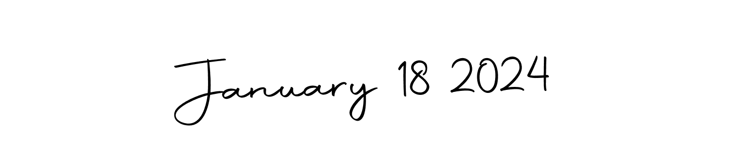 How to make January 18 2024 name signature. Use Autography-DOLnW style for creating short signs online. This is the latest handwritten sign. January 18 2024 signature style 10 images and pictures png