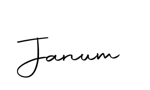 Janum stylish signature style. Best Handwritten Sign (Autography-DOLnW) for my name. Handwritten Signature Collection Ideas for my name Janum. Janum signature style 10 images and pictures png
