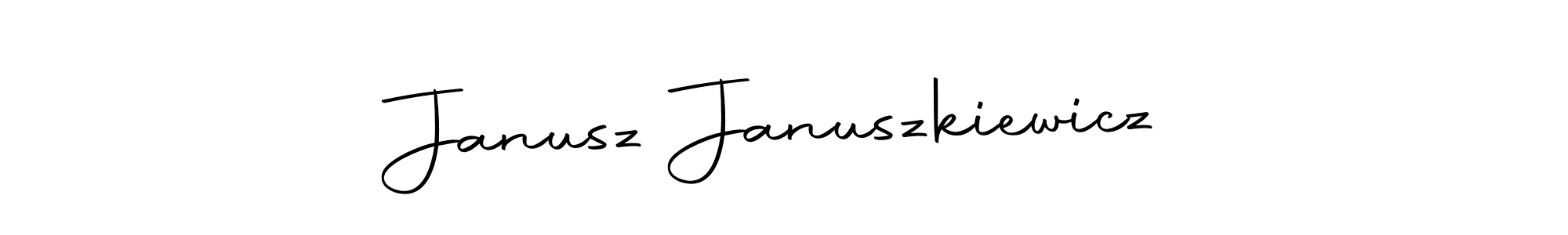 This is the best signature style for the Janusz Januszkiewicz name. Also you like these signature font (Autography-DOLnW). Mix name signature. Janusz Januszkiewicz signature style 10 images and pictures png