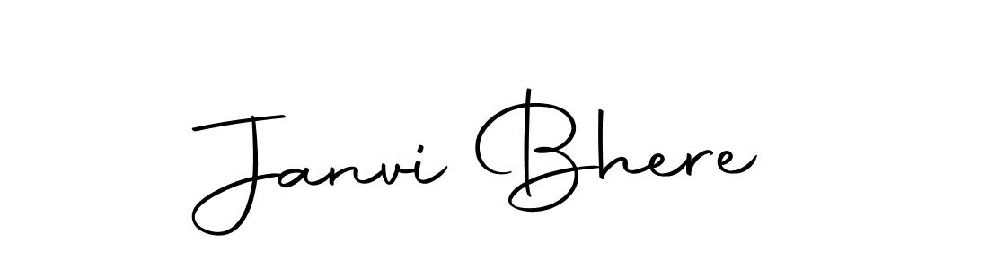 if you are searching for the best signature style for your name Janvi Bhere. so please give up your signature search. here we have designed multiple signature styles  using Autography-DOLnW. Janvi Bhere signature style 10 images and pictures png