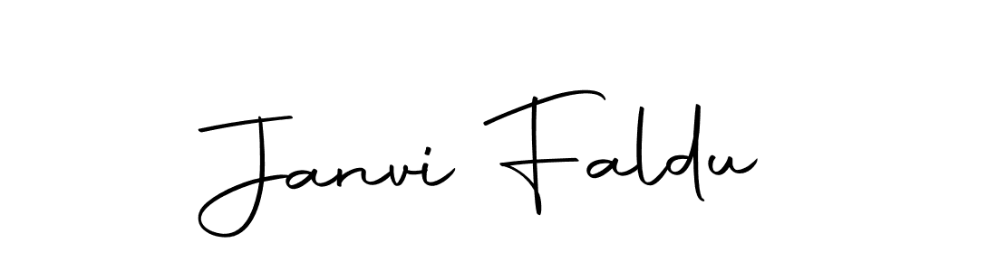 How to make Janvi Faldu signature? Autography-DOLnW is a professional autograph style. Create handwritten signature for Janvi Faldu name. Janvi Faldu signature style 10 images and pictures png