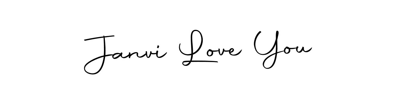 Use a signature maker to create a handwritten signature online. With this signature software, you can design (Autography-DOLnW) your own signature for name Janvi Love You. Janvi Love You signature style 10 images and pictures png
