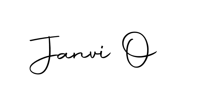 Use a signature maker to create a handwritten signature online. With this signature software, you can design (Autography-DOLnW) your own signature for name Janvi O. Janvi O signature style 10 images and pictures png