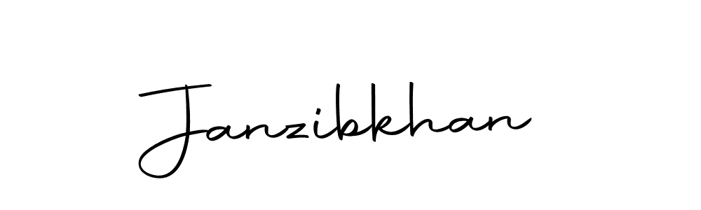 Design your own signature with our free online signature maker. With this signature software, you can create a handwritten (Autography-DOLnW) signature for name Janzibkhan. Janzibkhan signature style 10 images and pictures png