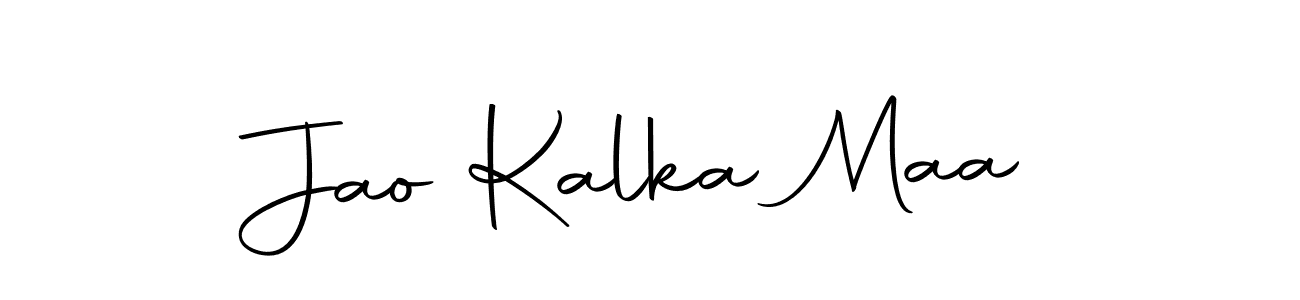 This is the best signature style for the Jao Kalka Maa name. Also you like these signature font (Autography-DOLnW). Mix name signature. Jao Kalka Maa signature style 10 images and pictures png