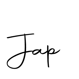 Use a signature maker to create a handwritten signature online. With this signature software, you can design (Autography-DOLnW) your own signature for name Jap. Jap signature style 10 images and pictures png
