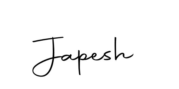 Design your own signature with our free online signature maker. With this signature software, you can create a handwritten (Autography-DOLnW) signature for name Japesh. Japesh signature style 10 images and pictures png
