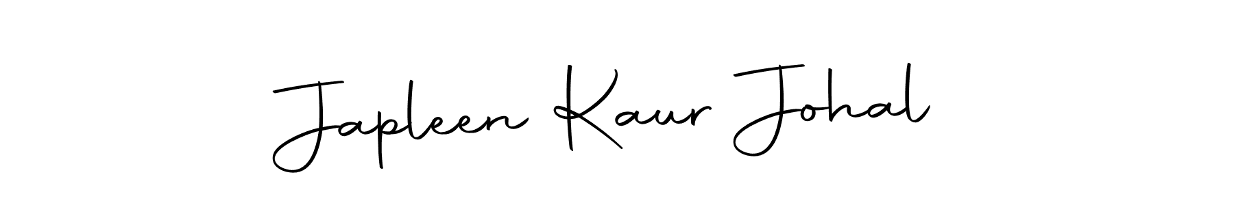 Japleen Kaur Johal stylish signature style. Best Handwritten Sign (Autography-DOLnW) for my name. Handwritten Signature Collection Ideas for my name Japleen Kaur Johal. Japleen Kaur Johal signature style 10 images and pictures png