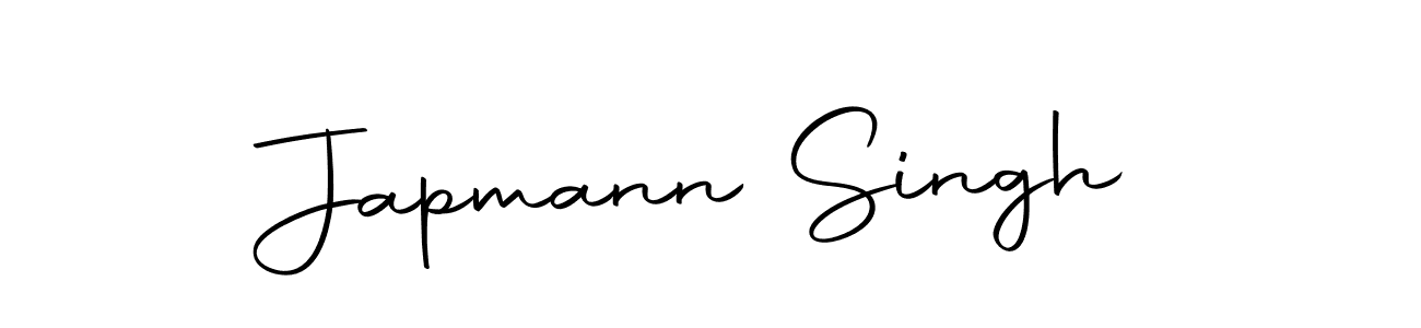 How to make Japmann Singh name signature. Use Autography-DOLnW style for creating short signs online. This is the latest handwritten sign. Japmann Singh signature style 10 images and pictures png