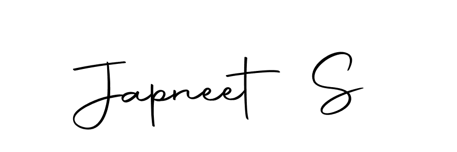 It looks lik you need a new signature style for name Japneet S. Design unique handwritten (Autography-DOLnW) signature with our free signature maker in just a few clicks. Japneet S signature style 10 images and pictures png