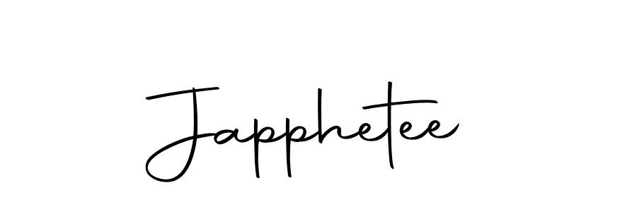 Japphetee stylish signature style. Best Handwritten Sign (Autography-DOLnW) for my name. Handwritten Signature Collection Ideas for my name Japphetee. Japphetee signature style 10 images and pictures png