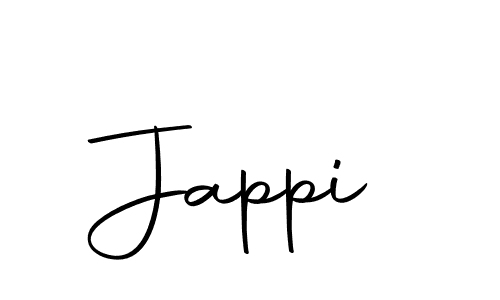 How to make Jappi signature? Autography-DOLnW is a professional autograph style. Create handwritten signature for Jappi name. Jappi signature style 10 images and pictures png