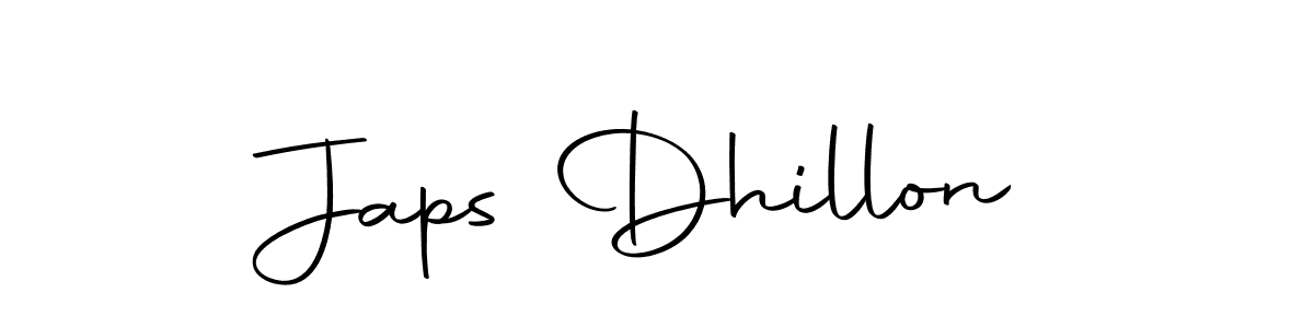 Make a beautiful signature design for name Japs Dhillon. With this signature (Autography-DOLnW) style, you can create a handwritten signature for free. Japs Dhillon signature style 10 images and pictures png