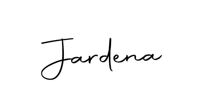 Design your own signature with our free online signature maker. With this signature software, you can create a handwritten (Autography-DOLnW) signature for name Jardena. Jardena signature style 10 images and pictures png