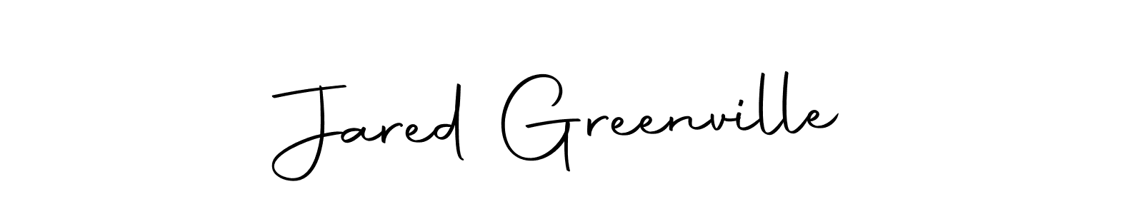 You should practise on your own different ways (Autography-DOLnW) to write your name (Jared Greenville) in signature. don't let someone else do it for you. Jared Greenville signature style 10 images and pictures png