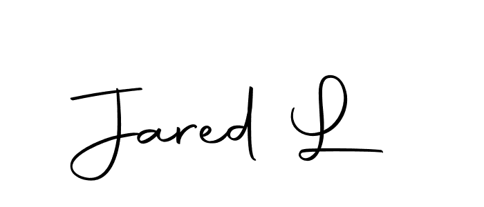 How to make Jared L signature? Autography-DOLnW is a professional autograph style. Create handwritten signature for Jared L name. Jared L signature style 10 images and pictures png