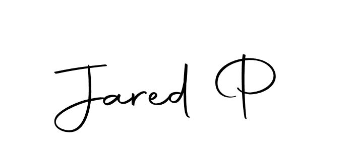 Jared P stylish signature style. Best Handwritten Sign (Autography-DOLnW) for my name. Handwritten Signature Collection Ideas for my name Jared P. Jared P signature style 10 images and pictures png