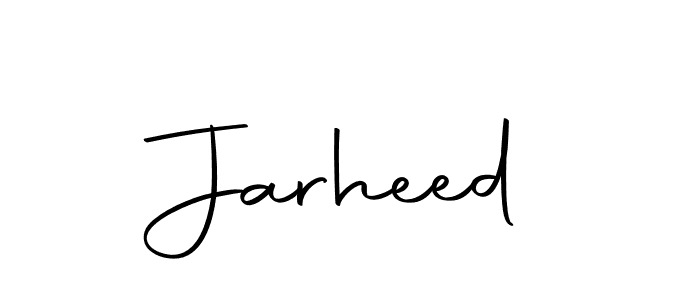 Jarheed stylish signature style. Best Handwritten Sign (Autography-DOLnW) for my name. Handwritten Signature Collection Ideas for my name Jarheed. Jarheed signature style 10 images and pictures png