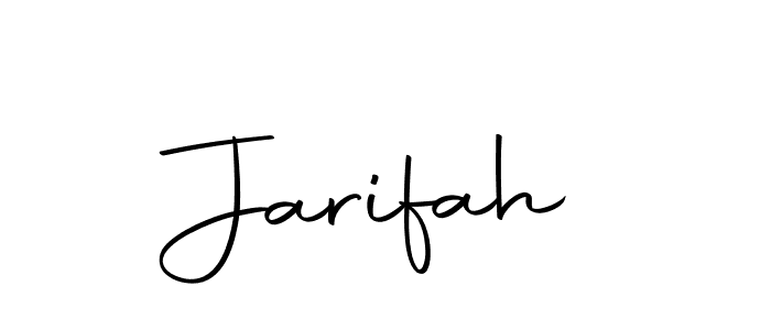 Make a beautiful signature design for name Jarifah. Use this online signature maker to create a handwritten signature for free. Jarifah signature style 10 images and pictures png