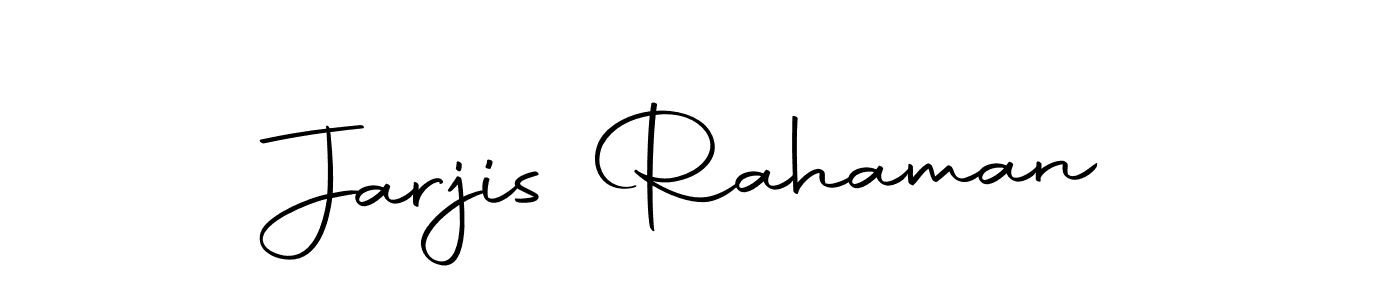 How to make Jarjis Rahaman signature? Autography-DOLnW is a professional autograph style. Create handwritten signature for Jarjis Rahaman name. Jarjis Rahaman signature style 10 images and pictures png