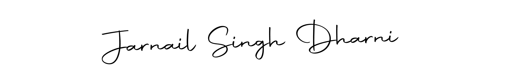 The best way (Autography-DOLnW) to make a short signature is to pick only two or three words in your name. The name Jarnail Singh Dharni include a total of six letters. For converting this name. Jarnail Singh Dharni signature style 10 images and pictures png