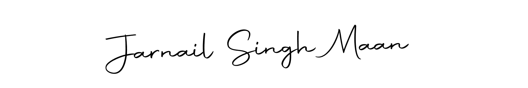 How to make Jarnail Singh Maan name signature. Use Autography-DOLnW style for creating short signs online. This is the latest handwritten sign. Jarnail Singh Maan signature style 10 images and pictures png