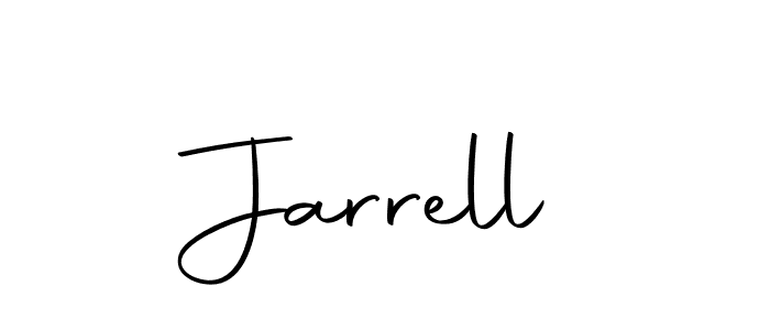 Create a beautiful signature design for name Jarrell. With this signature (Autography-DOLnW) fonts, you can make a handwritten signature for free. Jarrell signature style 10 images and pictures png