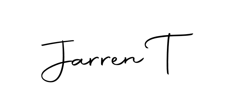 Use a signature maker to create a handwritten signature online. With this signature software, you can design (Autography-DOLnW) your own signature for name Jarren T. Jarren T signature style 10 images and pictures png