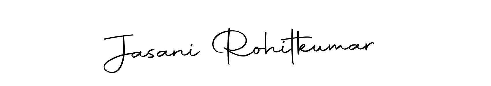 The best way (Autography-DOLnW) to make a short signature is to pick only two or three words in your name. The name Jasani Rohitkumar include a total of six letters. For converting this name. Jasani Rohitkumar signature style 10 images and pictures png