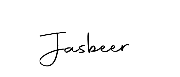 How to make Jasbeer signature? Autography-DOLnW is a professional autograph style. Create handwritten signature for Jasbeer name. Jasbeer signature style 10 images and pictures png