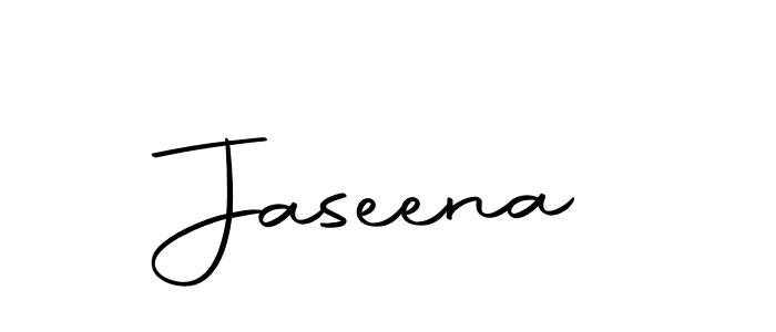 Create a beautiful signature design for name Jaseena. With this signature (Autography-DOLnW) fonts, you can make a handwritten signature for free. Jaseena signature style 10 images and pictures png