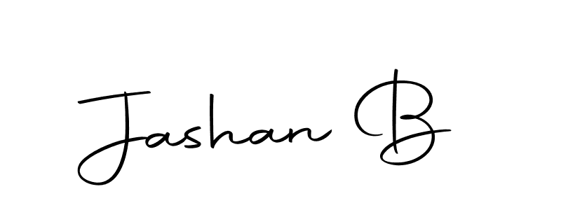 Make a beautiful signature design for name Jashan B. With this signature (Autography-DOLnW) style, you can create a handwritten signature for free. Jashan B signature style 10 images and pictures png