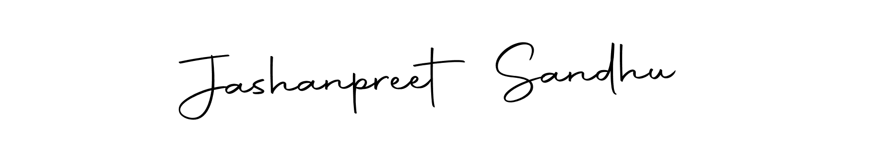 How to make Jashanpreet Sandhu name signature. Use Autography-DOLnW style for creating short signs online. This is the latest handwritten sign. Jashanpreet Sandhu signature style 10 images and pictures png