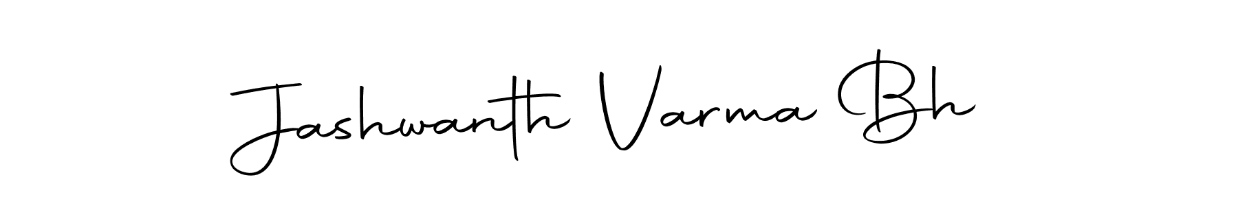 Create a beautiful signature design for name Jashwanth Varma Bh. With this signature (Autography-DOLnW) fonts, you can make a handwritten signature for free. Jashwanth Varma Bh signature style 10 images and pictures png