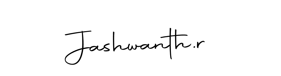 Create a beautiful signature design for name Jashwanth.r. With this signature (Autography-DOLnW) fonts, you can make a handwritten signature for free. Jashwanth.r signature style 10 images and pictures png