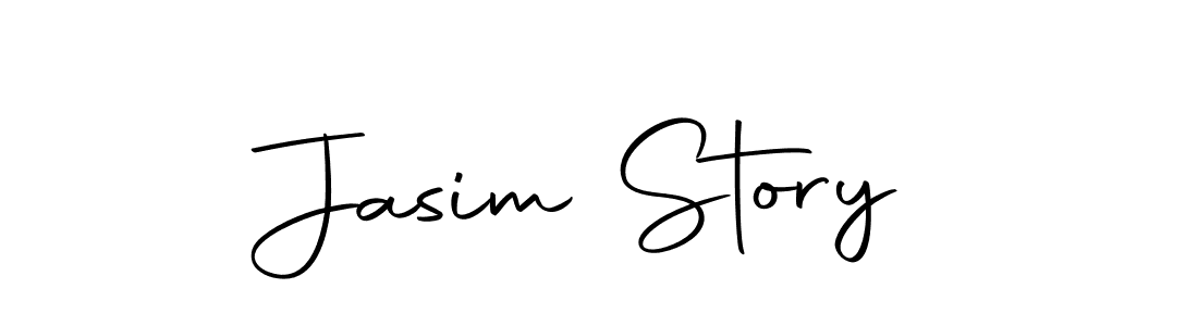 Make a beautiful signature design for name Jasim Story. With this signature (Autography-DOLnW) style, you can create a handwritten signature for free. Jasim Story signature style 10 images and pictures png