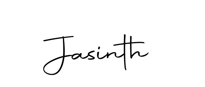 Design your own signature with our free online signature maker. With this signature software, you can create a handwritten (Autography-DOLnW) signature for name Jasinth. Jasinth signature style 10 images and pictures png