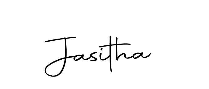 Create a beautiful signature design for name Jasitha. With this signature (Autography-DOLnW) fonts, you can make a handwritten signature for free. Jasitha signature style 10 images and pictures png