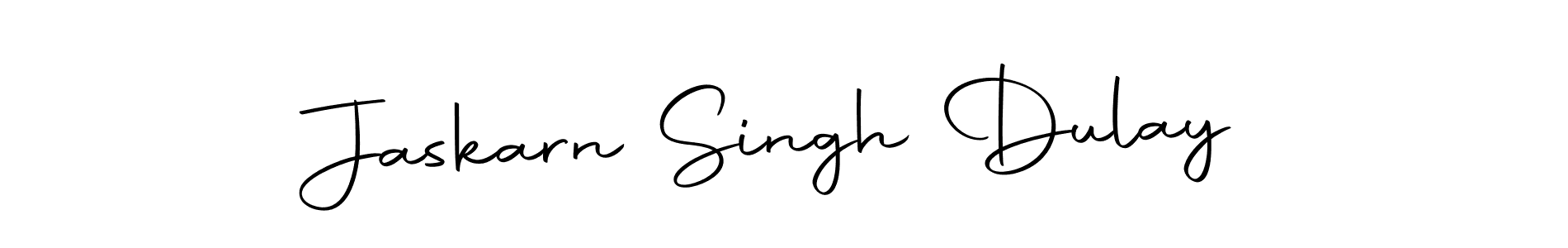 if you are searching for the best signature style for your name Jaskarn Singh Dulay. so please give up your signature search. here we have designed multiple signature styles  using Autography-DOLnW. Jaskarn Singh Dulay signature style 10 images and pictures png