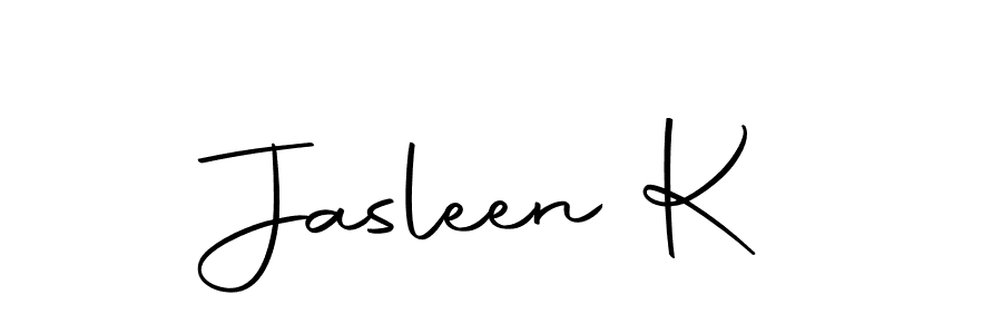 Make a beautiful signature design for name Jasleen K. Use this online signature maker to create a handwritten signature for free. Jasleen K signature style 10 images and pictures png