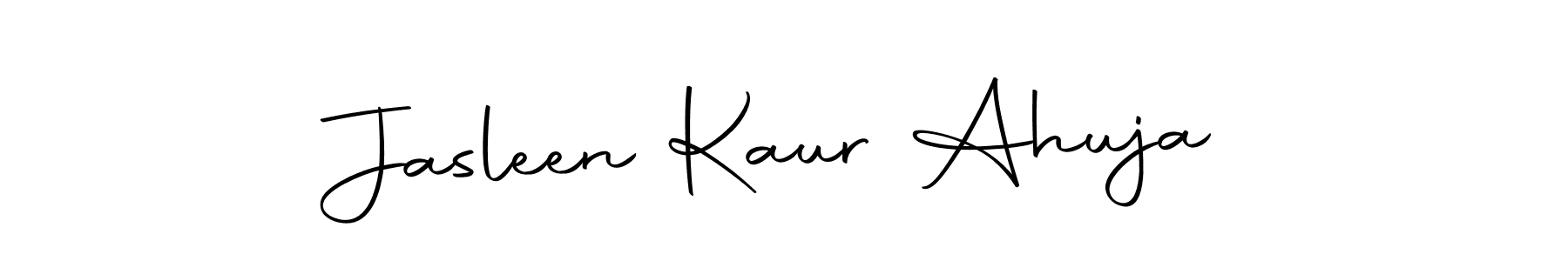 The best way (Autography-DOLnW) to make a short signature is to pick only two or three words in your name. The name Jasleen Kaur Ahuja include a total of six letters. For converting this name. Jasleen Kaur Ahuja signature style 10 images and pictures png