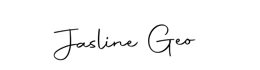 Design your own signature with our free online signature maker. With this signature software, you can create a handwritten (Autography-DOLnW) signature for name Jasline Geo. Jasline Geo signature style 10 images and pictures png