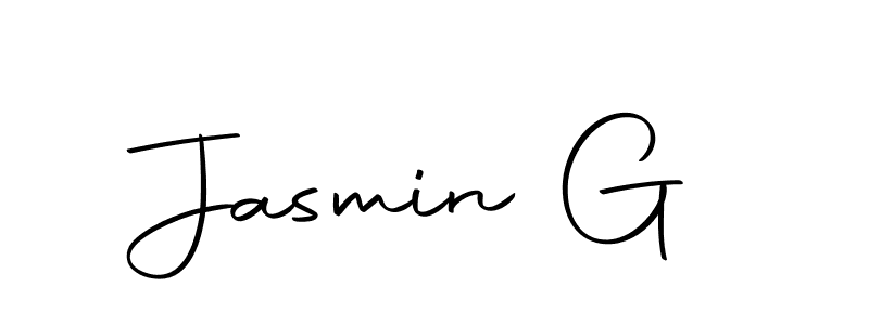 Similarly Autography-DOLnW is the best handwritten signature design. Signature creator online .You can use it as an online autograph creator for name Jasmin G. Jasmin G signature style 10 images and pictures png