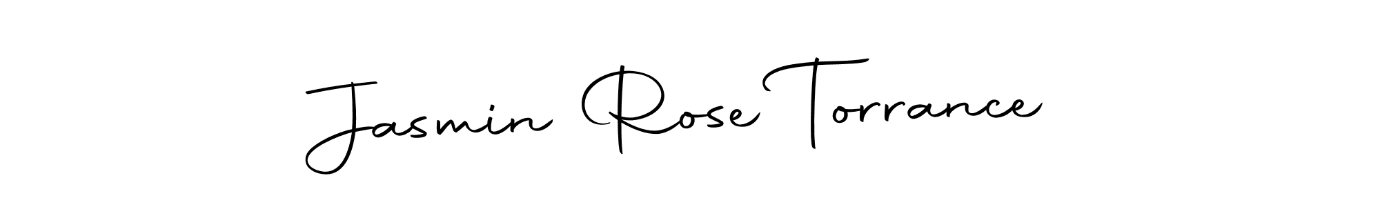 Create a beautiful signature design for name Jasmin Rose Torrance. With this signature (Autography-DOLnW) fonts, you can make a handwritten signature for free. Jasmin Rose Torrance signature style 10 images and pictures png