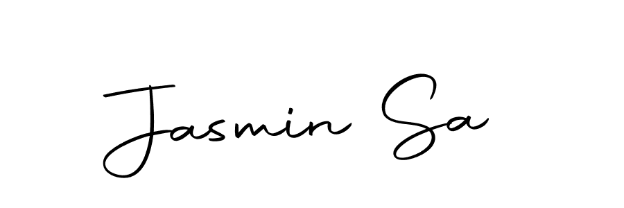 Design your own signature with our free online signature maker. With this signature software, you can create a handwritten (Autography-DOLnW) signature for name Jasmin Sa. Jasmin Sa signature style 10 images and pictures png