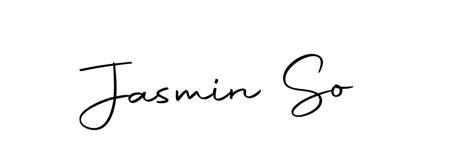 if you are searching for the best signature style for your name Jasmin So. so please give up your signature search. here we have designed multiple signature styles  using Autography-DOLnW. Jasmin So signature style 10 images and pictures png